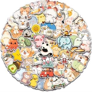 100 Cute Animal Sticker Pack for decor, laptop, phone, mug, luggage, or cup